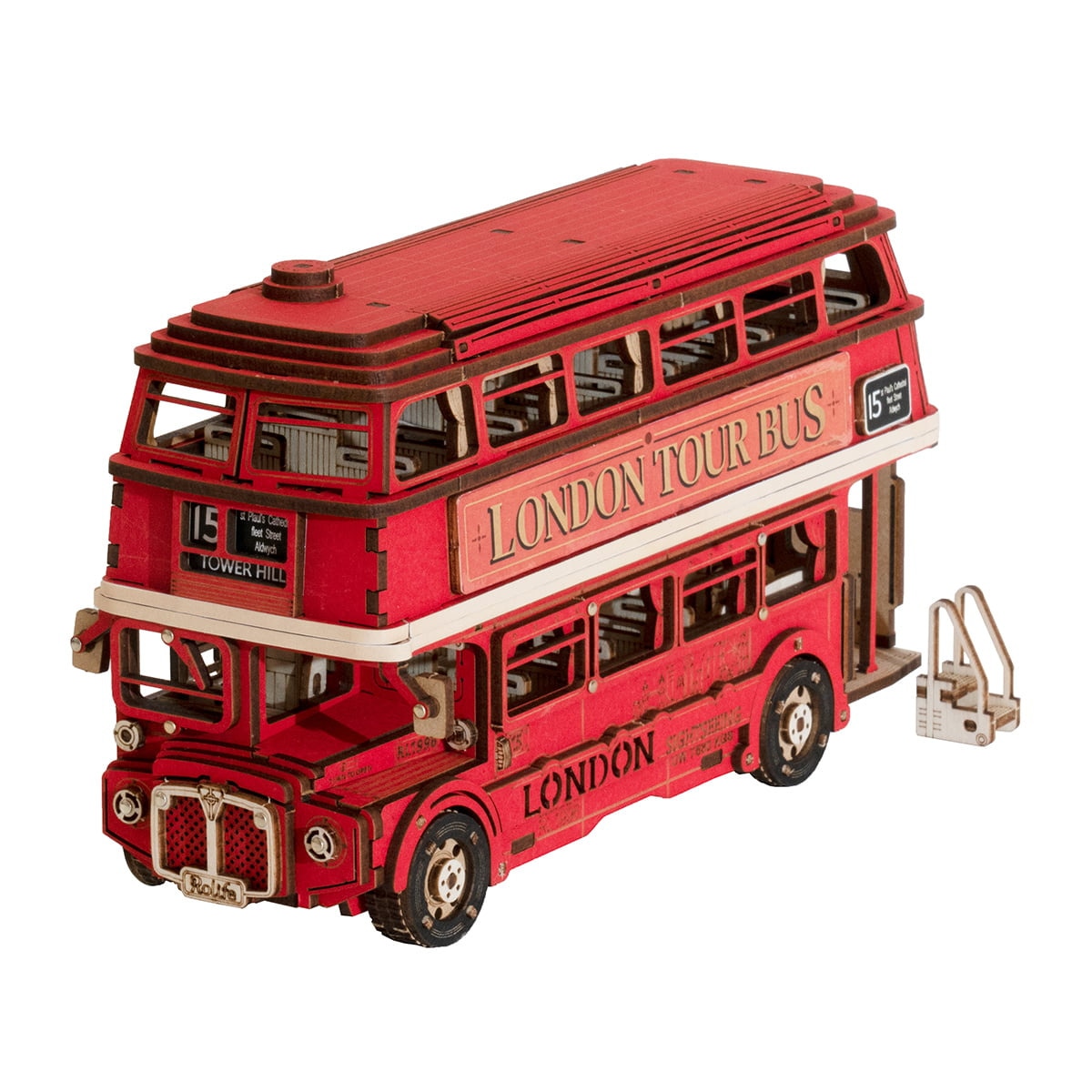 Rolife – Maqueta de madera Rolife London Tour Bus.