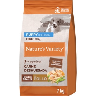 NATURE'S VARIETY No Grain mini puppy dog food with chicken bag 7 kg