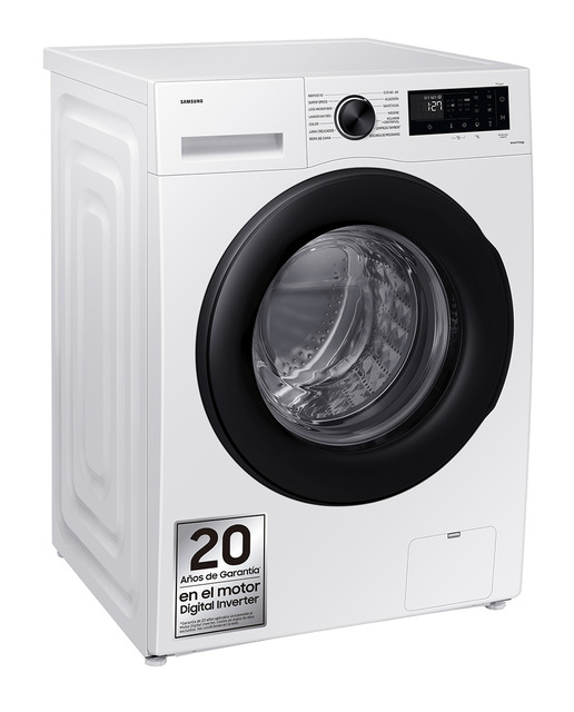 Lavadora Samsung 8kg Tecnología Ecobubble™ Clase A Blanca WW80CGC04DAEEC. Reacondicionado grado A