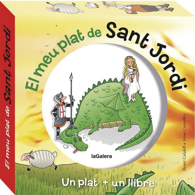 El meu plat de Sant Jordi: Un plat + un llibre