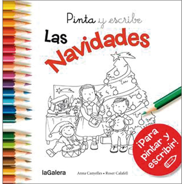 Pinta y escribe Las Navidades (Tapa blanda)