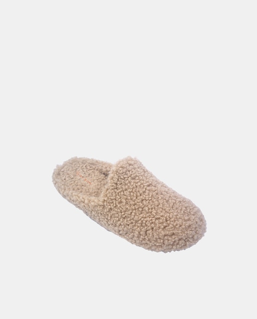 Zapatilla infantil destalonada de borreguillo