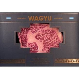 PAMPEANA lomo alto de vacuno de raza Wagyu argentino peso aproximado bandeja 200 g