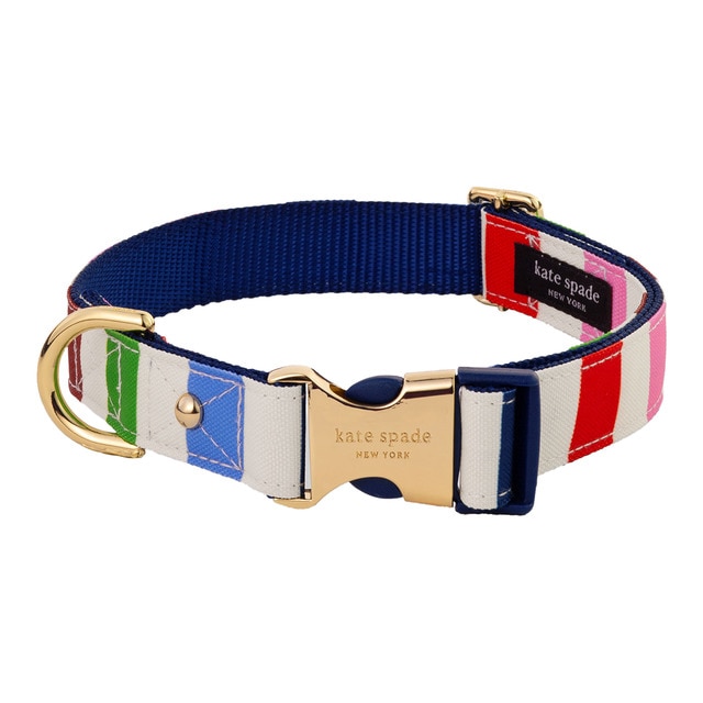 Kate Spade – Collar Kate Spade para perros Adventure Stripe.