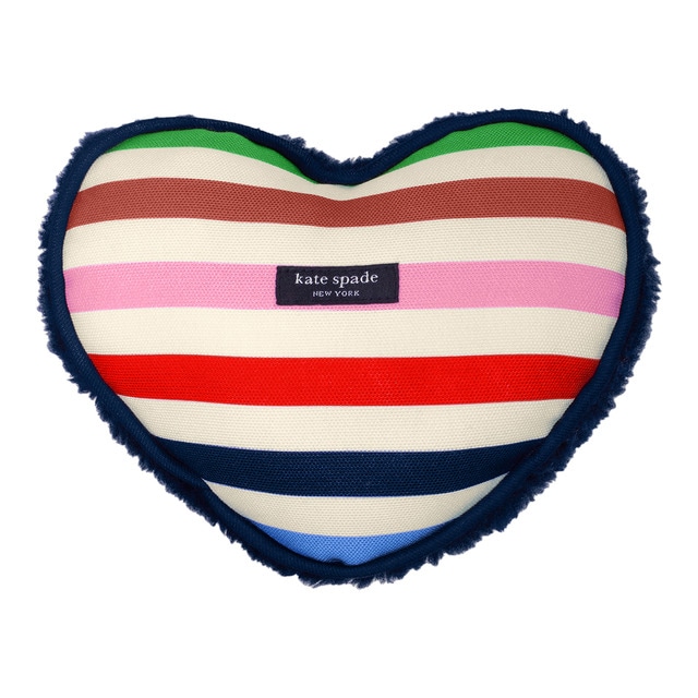 Kate Spade – Juguete Kate Spade para perros corazón Adventure Stripe.