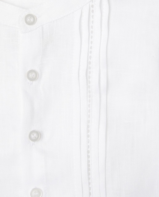 Camisa de manga larga con jaretas de bebé