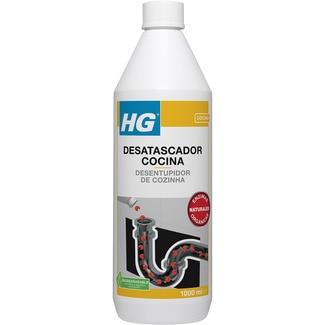 HG desatascador cocina con enzimas naturales orgánicas botella 1 l