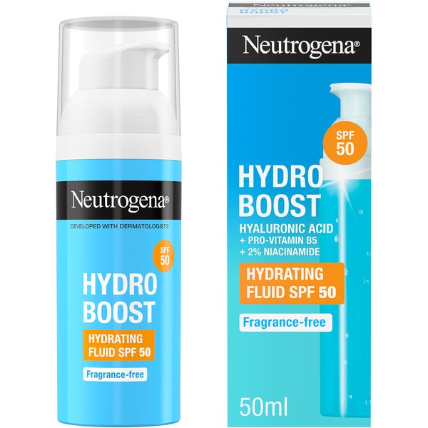 Hydro Boots moisturising facial fluid SPF50 can 50 ml