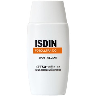 ISDIN FotoUltra 100 Spot Prevent Fusion Fluid ohne Farbe, Sonnenschutz LSF-50+ Flacon 50 ml