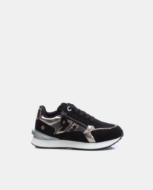 Zapatilla niña color negro