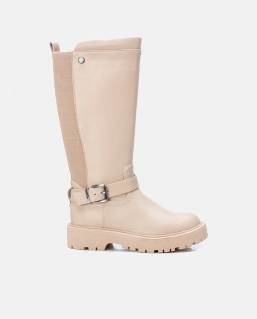 Bota niña color beige