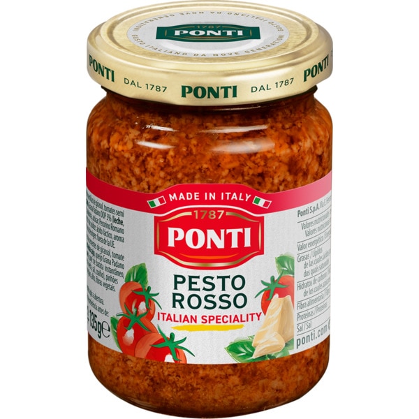Molho Pesto Rosso frasco 135 g
