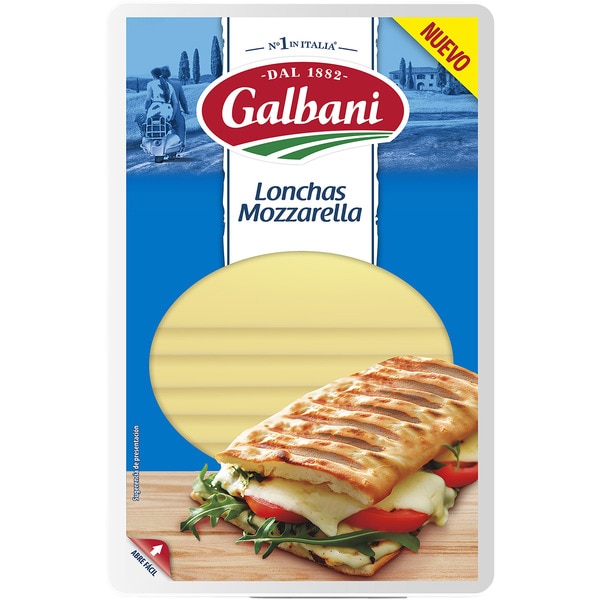 mozzarella cheese sliced container 100 g