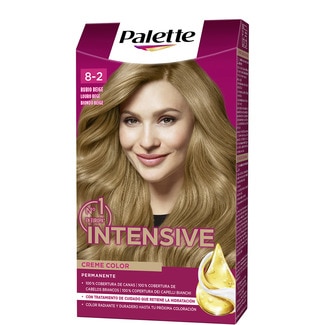 SCHWARZKOPF PALETTE tinte Intensive Creme Color permanente rubio beige nº 8.2 caja 1 unidad con micro-aceites