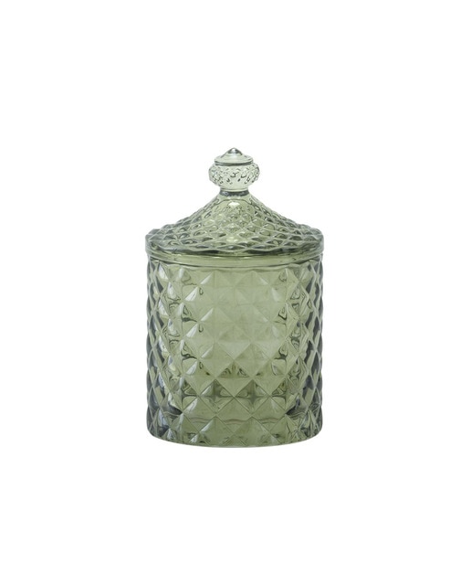 Bote vidrio diamond verde