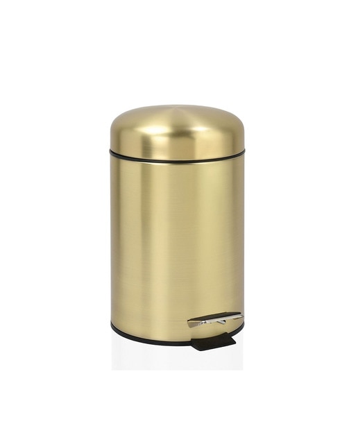 Papelera pedal dorado.m. soft cl/3l