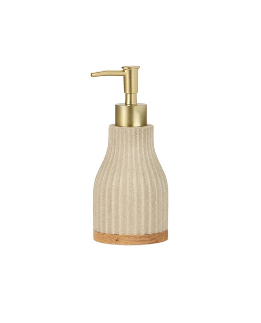 Dispensador baño resina mad beige