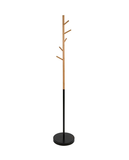 Perchero metal/bambú ng 30x170cm