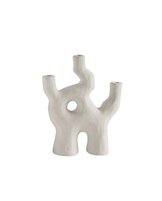 Candelabro cerámica zeus 26x10x32cm