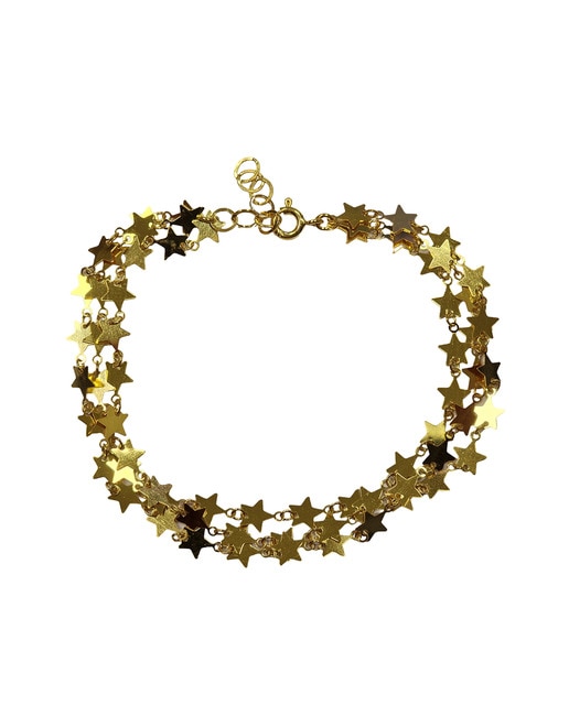 Pulsera cadena estrellas