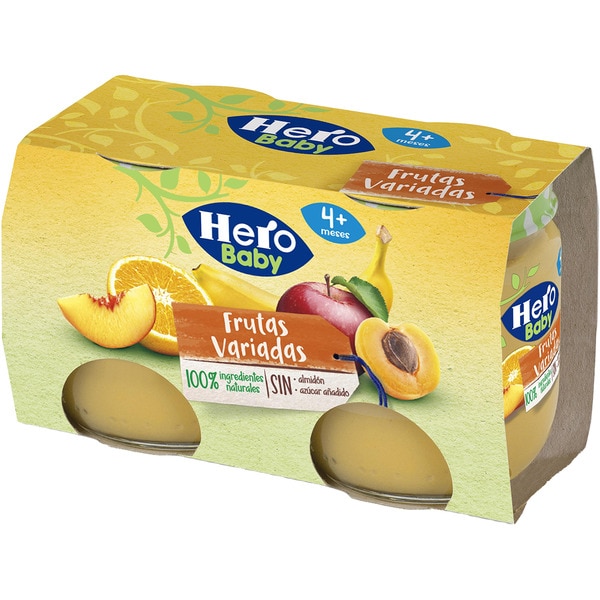 Babyfertiggerichte gemischte Früchte glutenfrei ab dem 4. Monat 2er-Pack Verpackungen 120 g