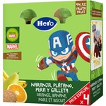¡Mi fruta! Beutel Orange, Banane und Keks ab 12 Monaten 4er-Pack Einheiten 100 g