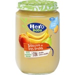 Baby-Fertignahrung Auswahl aus drei Früchten ab dem 4. Monat Schale 190 g