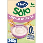 baby food cereal gluten-free, 0% sugar ages 4+ months container 340 g