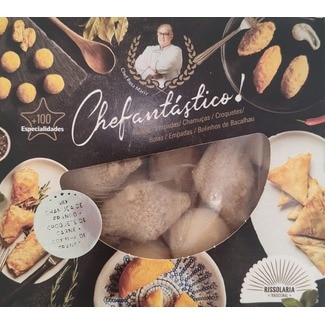 Rissolaria Tradicional Mini Coxinha de Frango, Croquete de Carne e Chamuças embalagem 270 g