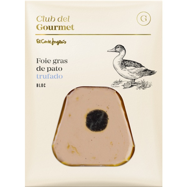 Bloco de Foie Gras de Pato Trufado embalagem 60 g