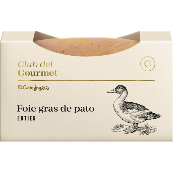 Entier Foie Gras de Pato embalagem 290 g