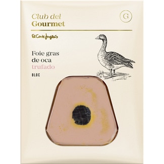 CLUB DEL GOURMET block of truffled goose foie gras container 60 g