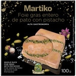 foie gras entero de pato con pistacho sin gluten envase 100 g