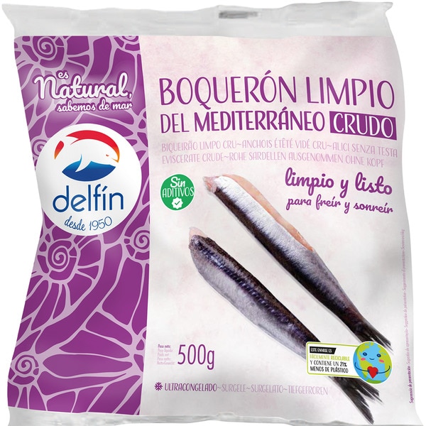 cleaned anchovies bag 500 drained weight g