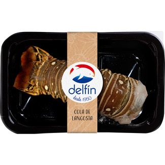 DELFIN cola de langosta cruda envase 225 g neto escurrido
