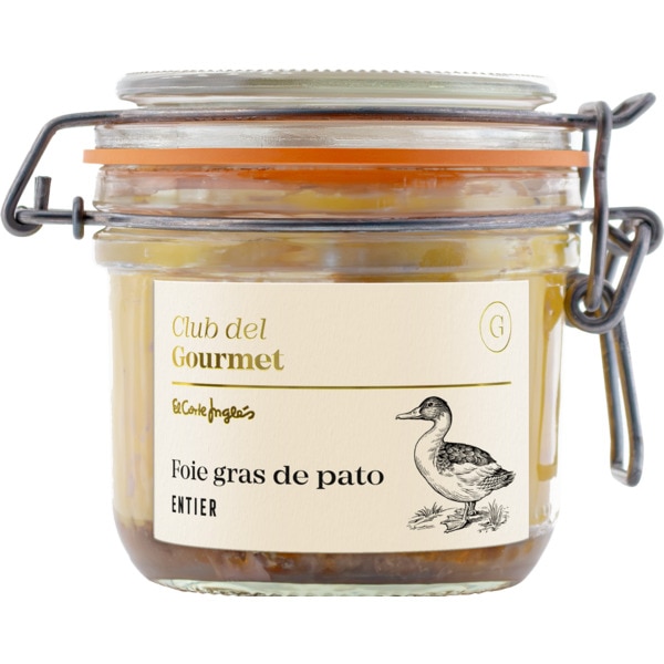 Entier Foie Gras de Pato frasco 185 g