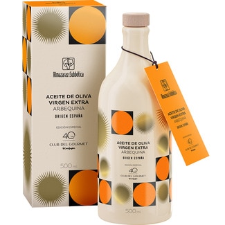 CLUB DEL GOURMET aceite de oliva virgen extra arbequina edición especial 40 aniversario botella 500 ml