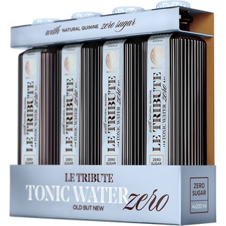 LE TRIBUTE tónica Zero pack 4 botellas 20 cl