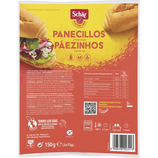Brötchen Glutenfrei Behälter 150 g