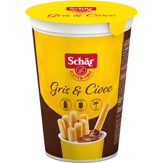 SCHAR Gris & Ciocc breadsticks with cocoa cream, gluten-free, lactose-free and no palm oil container 52 g