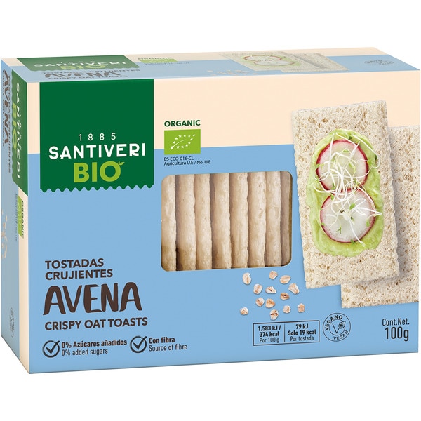 Organic Bio organic crispy oat toast container 100 g