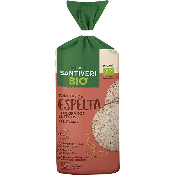 Organic Bio spelt cakes with whole grains bag 100 g
