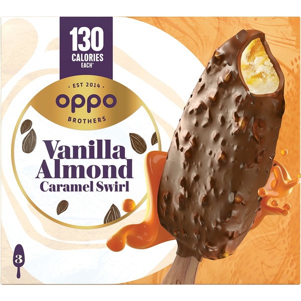 vanilla ice cream chocolates with hazelnuts and caramel 3-pack case 240 ml