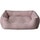 FRED&RITA Vichy maroon bed for dogs and cats 61x45x21 cm 1 each