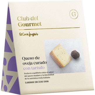 CLUB DEL GOURMET Mature unpasteurised sheep's milk cheese with tartufo wedge 250 g