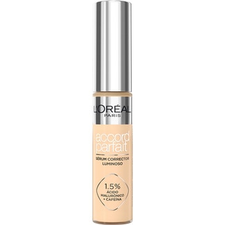 L'OREAL Paris strahlendes Concealer-Serum Accord Parfait Radiant Ton 4D mit Hyaluronsäure + Koffein