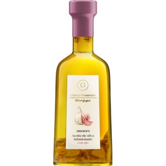 Club del Gourmet Azeite Virgem Extra com Infusão de Alho garrafa 250 ml