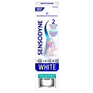 Sensodyne Pasta de Dentes Clinical White Esmalte embalagem 75 ml