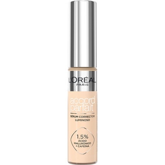 L'OREAL Paris strahlendes Concealer-Serum Accord Parfait Radiant Ton 2R mit Hyaluronsäure + Koffein