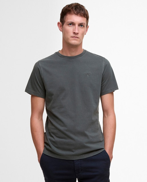 Camiseta de manga corta de hombre en color liso